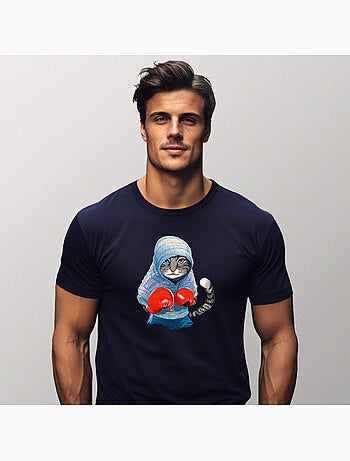 T-shirt Man - BOXING CAT GREY