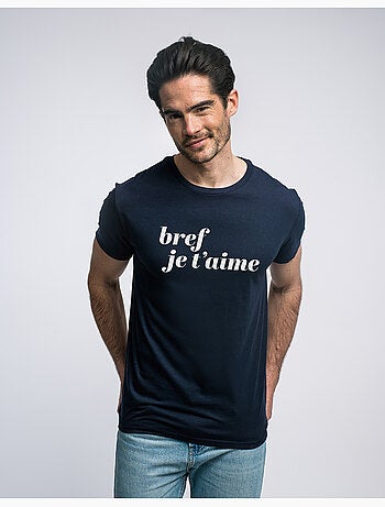 T-shirt Man - BREF JE T'AIME MPT