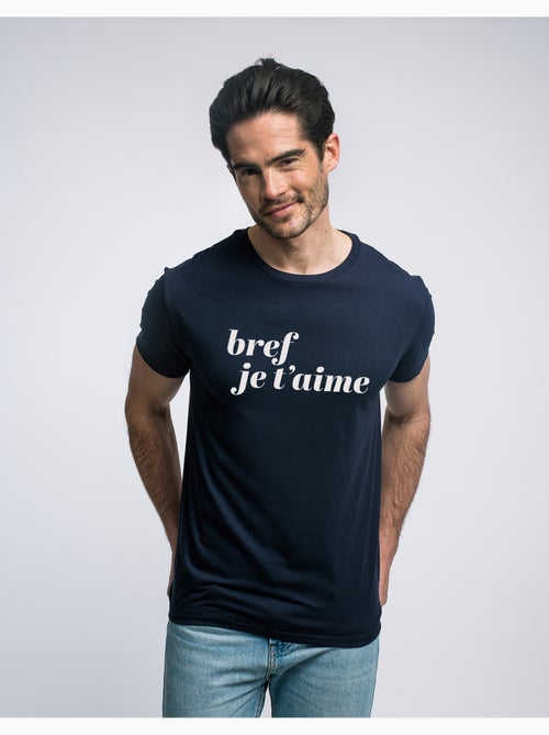 T-shirt Man - BREF JE T'AIME MPT - Kiabi T-shirt Man - BREF JE T'AIME MPT - Kiabi