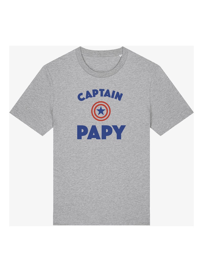 T-shirt Man - CAPTAIN PAPY Gemêleerd grijs - Kiabi