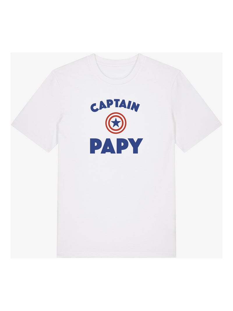 T-shirt Man - CAPTAIN PAPY Wit - Kiabi