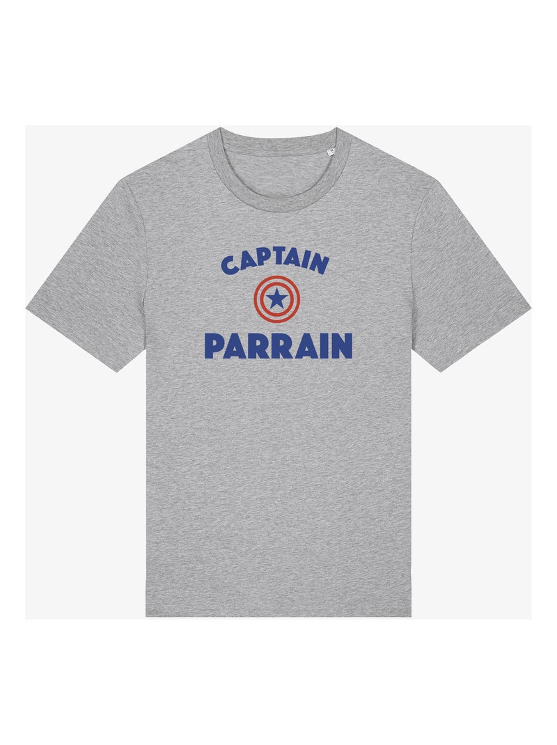 T-shirt Man - CAPTAIN PARRAIN Gemêleerd grijs - Kiabi