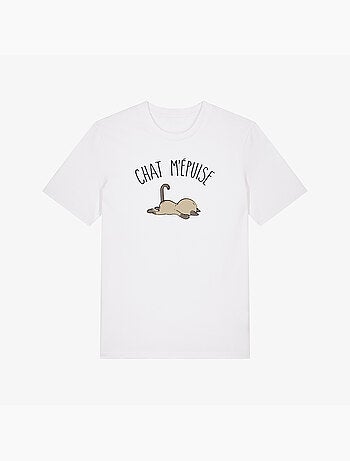 T-shirt Man - CHAT M'EPUISE