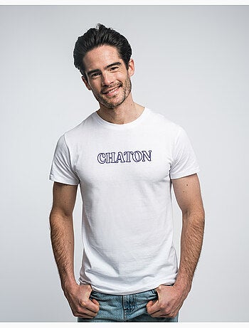 T-shirt Man - CHATON BLEU