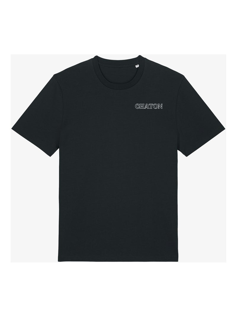T-shirt Man - CHATON CŒUR Zwart - Kiabi
