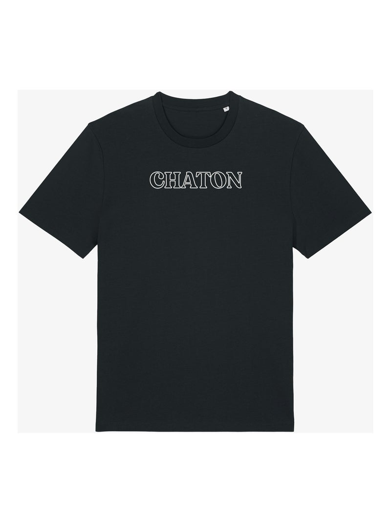 T-shirt Man - CHATON Zwart - Kiabi