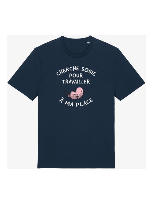T-shirt Man - CHERCHE SOSIE POUR TRAVAILLER A MA PLACE - Kiabi T-shirt Man - CHERCHE SOSIE POUR TRAVAILLER A MA PLACE - Kiabi