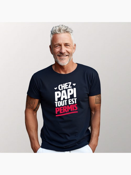 T-shirt Man - CHEZ PAPI TOUT EST PERMIS - Kiabi T-shirt Man - CHEZ PAPI TOUT EST PERMIS - Kiabi