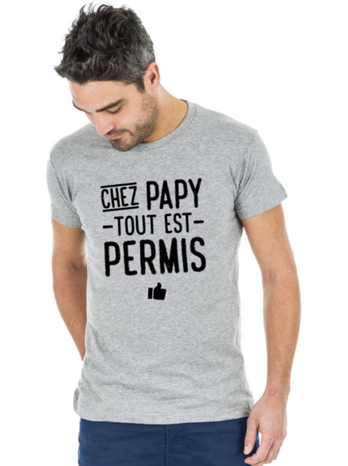 T-shirt Man - CHEZ PAPY TOUT EST PERMIS - Kiabi T-shirt Man - CHEZ PAPY TOUT EST PERMIS - Kiabi