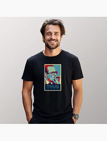 T-shirt Man - CHIRAC THUG LIFE