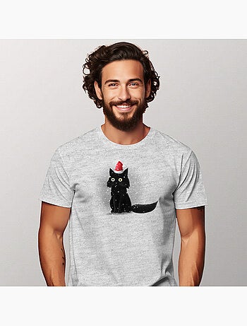 T-shirt Man - CHRISTMAS CAT