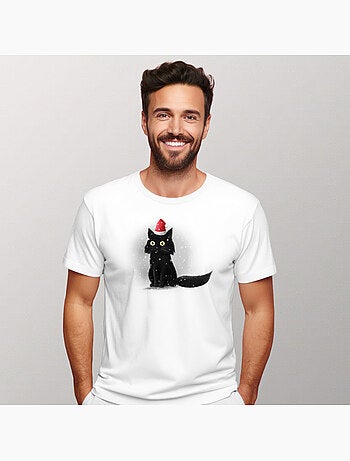 T-shirt Man - CHRISTMAS CAT