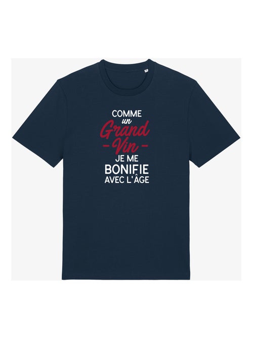 T-shirt Man - COMME UN GRAND VIN JE ME BONIFIE AVEC L'ÂGE WAF - Kiabi T-shirt Man - COMME UN GRAND VIN JE ME BONIFIE AVEC L'ÂGE WAF - Kiabi