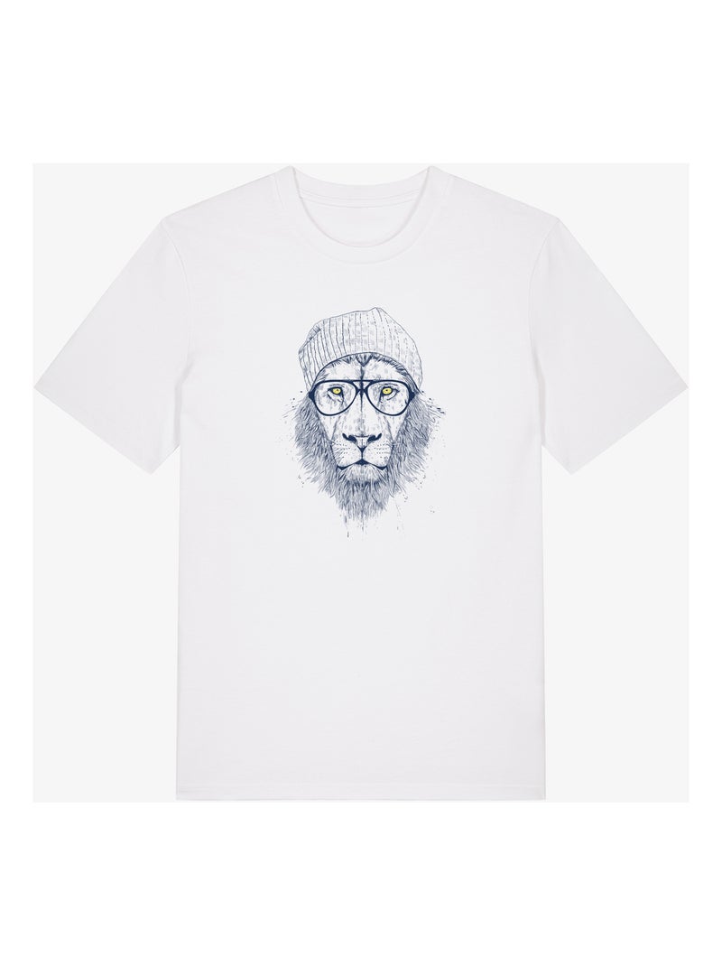 T-shirt Man - COOL LION Wit - Kiabi