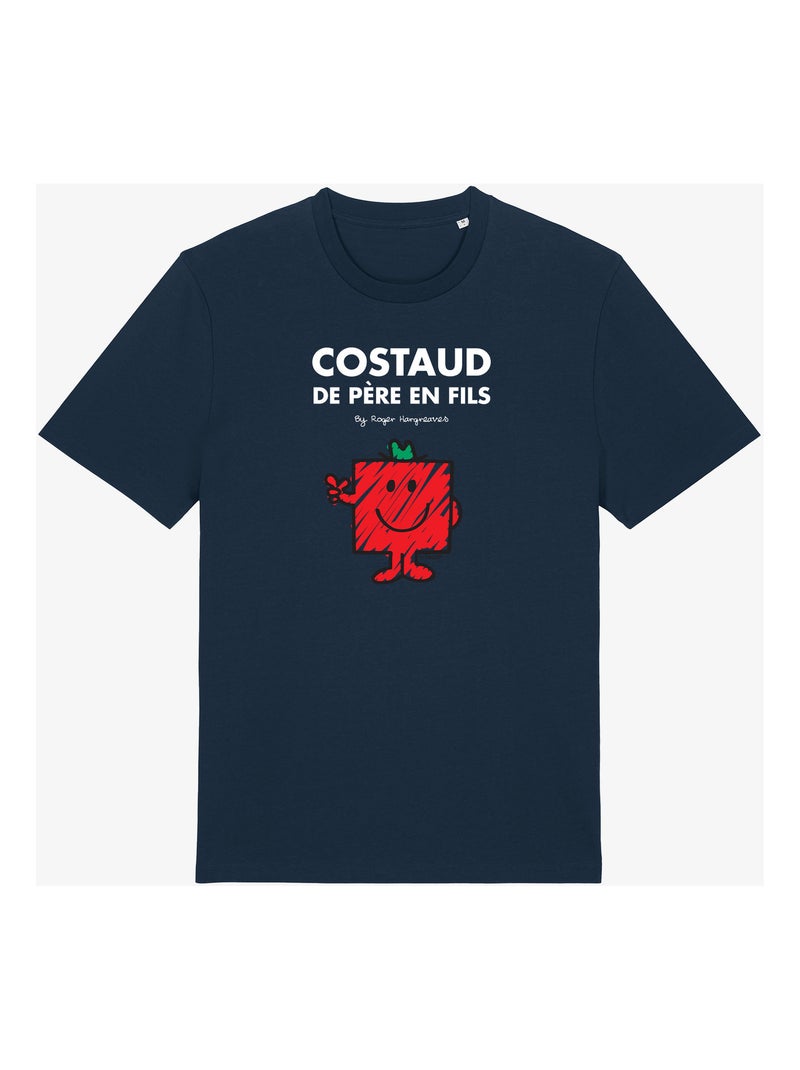 T-shirt Man - COSTAUD DE PÈRE EN FILS Marineblauw - Kiabi