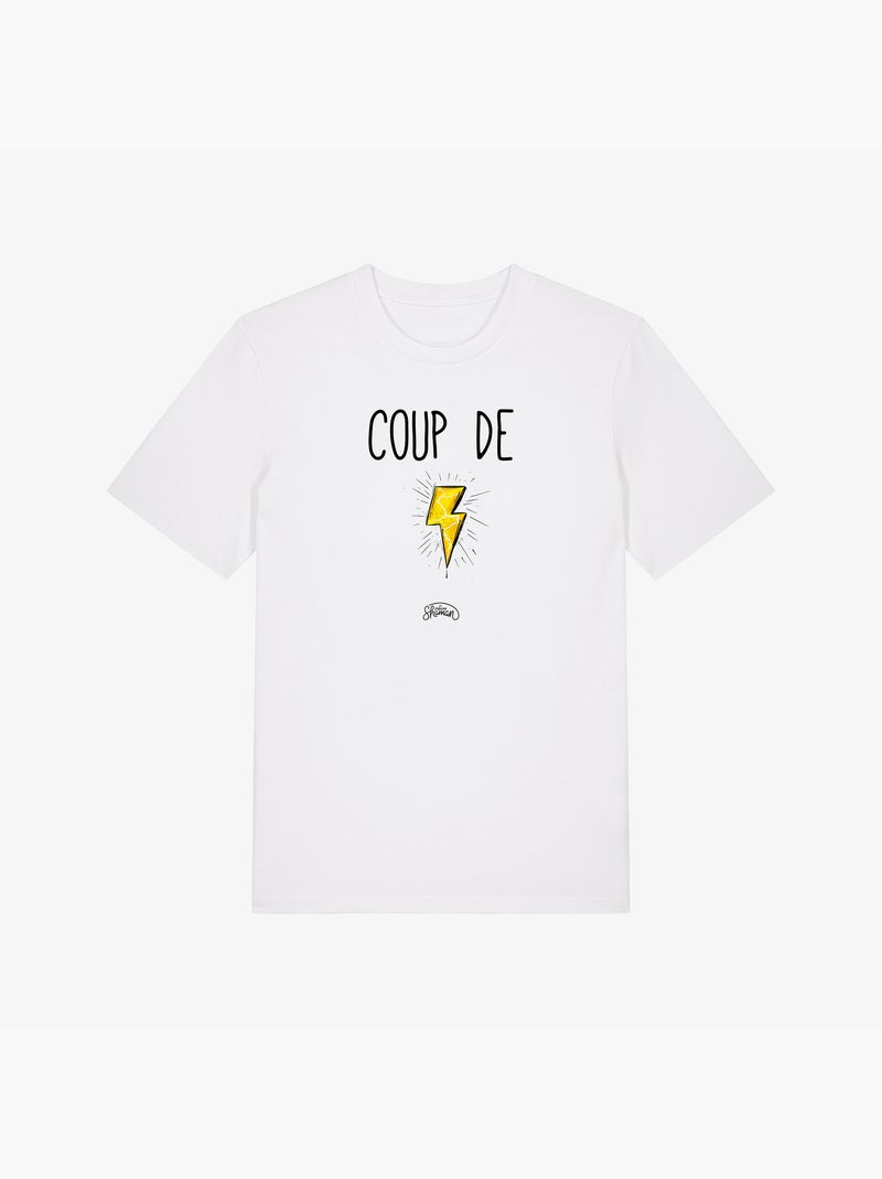 T-shirt Man - COUP DE FOUDRE Wit - Kiabi