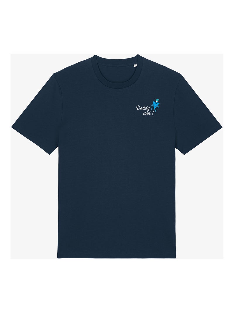 T-shirt Man - DADDY COOL COEUR Marineblauw - Kiabi