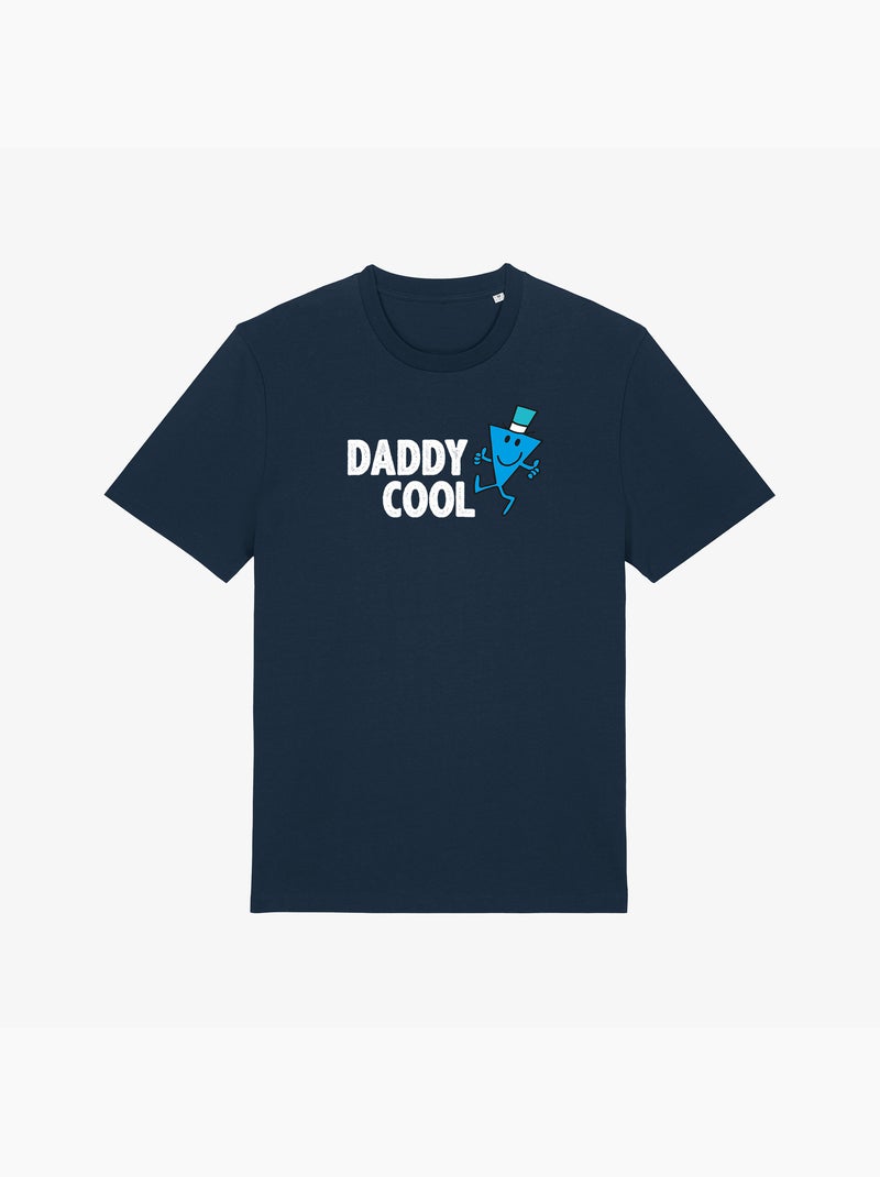 T-shirt Man - DADDY COOL FACE 2 Marineblauw - Kiabi