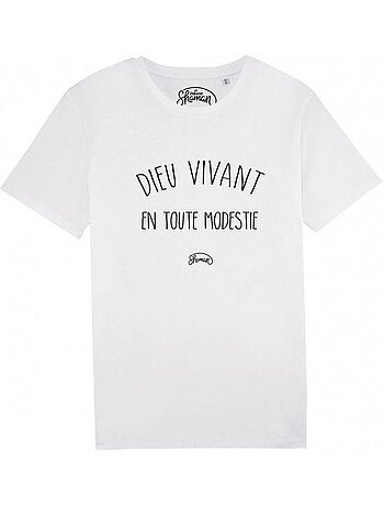 T-shirt Man - DIEU VIVANT EN TOUTE MODESTIE