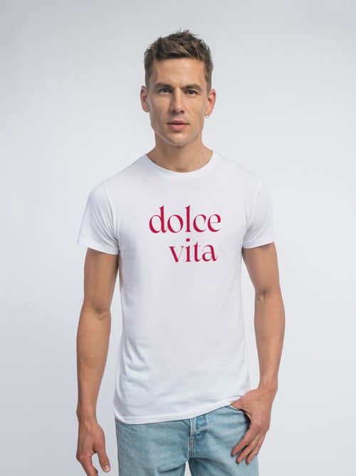 T-shirt Man - DOLCE VITA ROUGE - Kiabi T-shirt Man - DOLCE VITA ROUGE - Kiabi