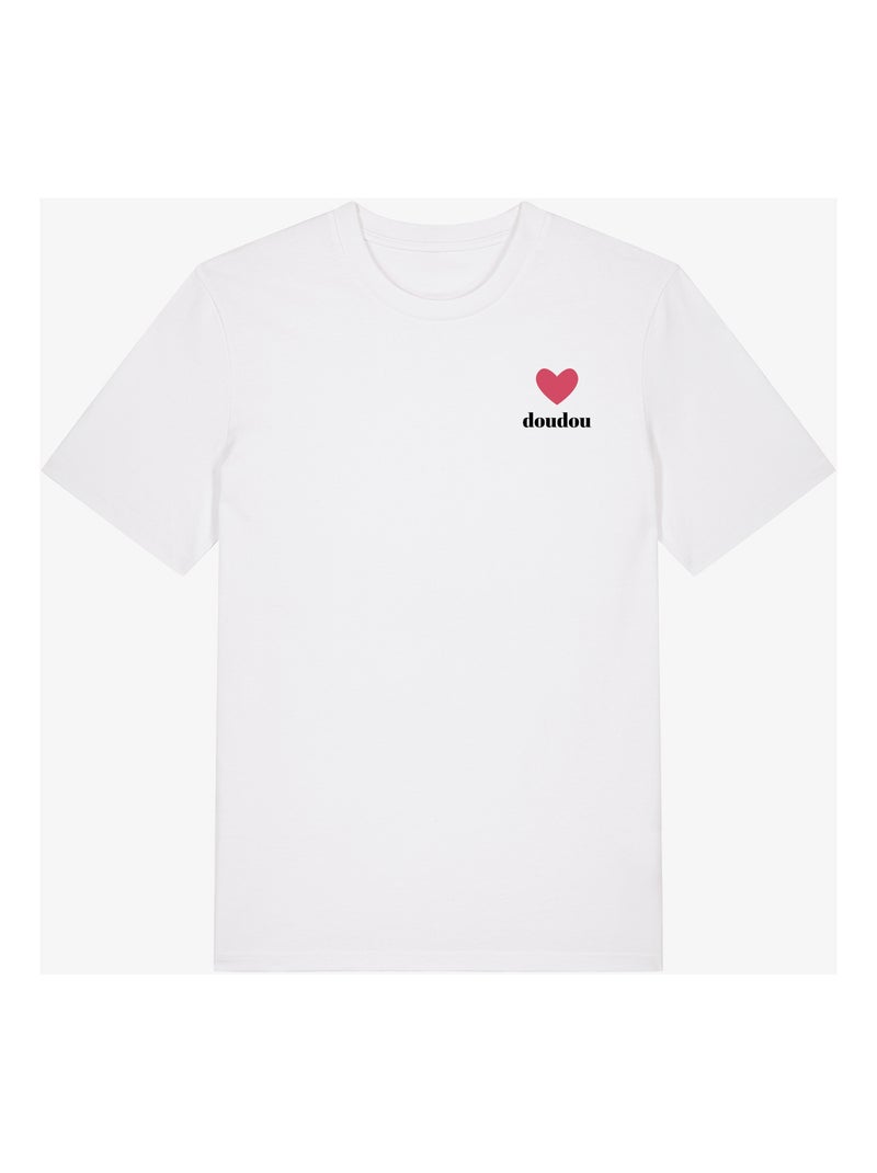 T-shirt Man - DOUDOU CŒUR Wit - Kiabi