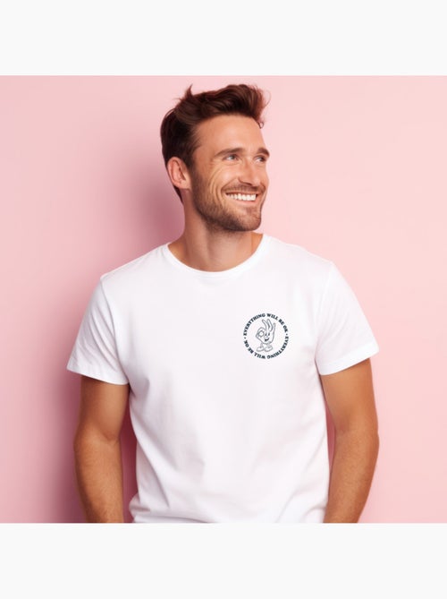T-shirt Man - EVERYTHING WILL BE OK - Kiabi T-shirt Man - EVERYTHING WILL BE OK - Kiabi