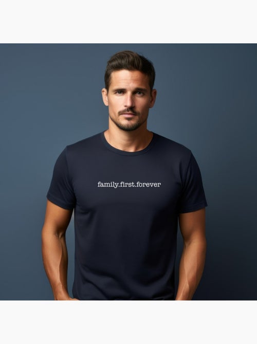 T-shirt Man - FAMILY FIRST FOREVER - Kiabi T-shirt Man - FAMILY FIRST FOREVER - Kiabi