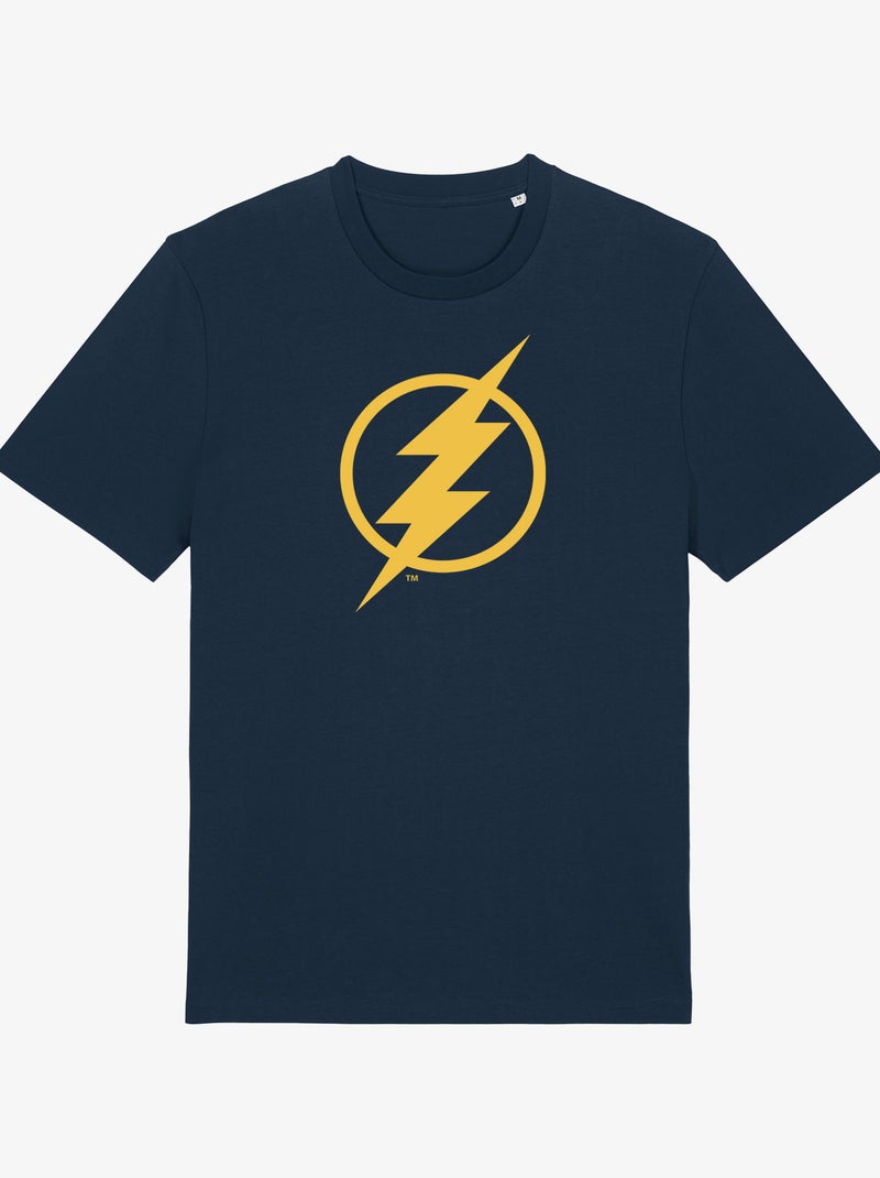 T-shirt Man - FLASH LOGO YALLOW Marineblauw - Kiabi