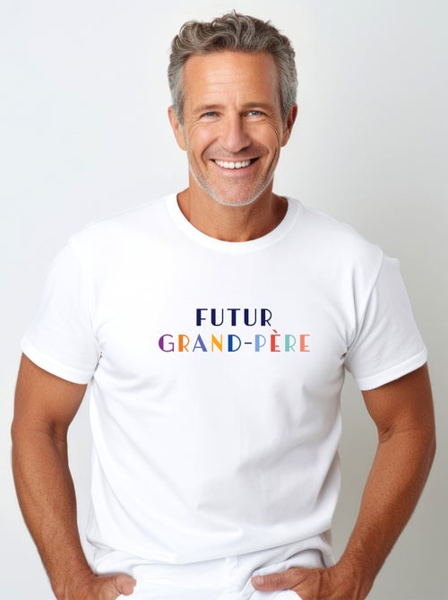 T-shirt Man - FUTUR GRAND-PÈRE - Kiabi T-shirt Man - FUTUR GRAND-PÈRE - Kiabi