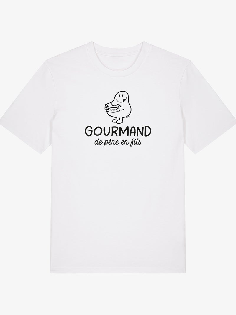 T-shirt Man - GOURMAND DE PERE EN FILS Wit - Kiabi