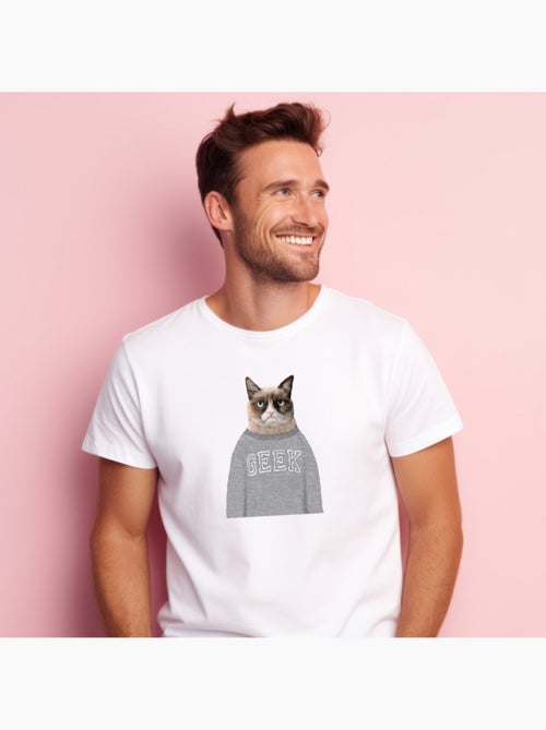 T-shirt Man - GRUMPY CAT - Kiabi