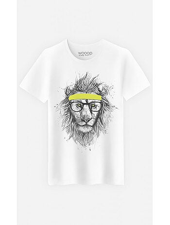 T-shirt Man - HIPSTER LION