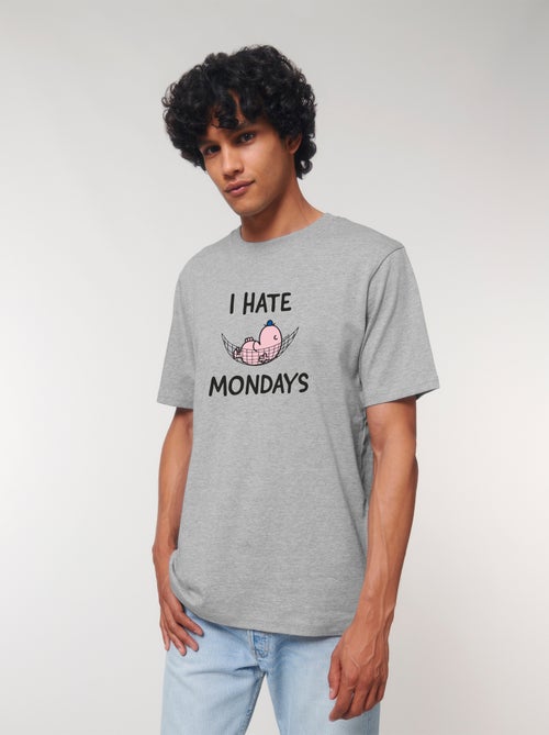 T-shirt Man - I HATE MONDAYS - Kiabi T-shirt Man - I HATE MONDAYS - Kiabi