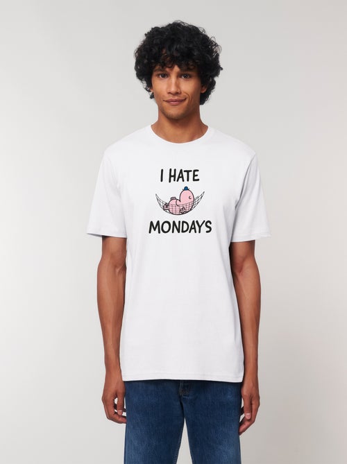 T-shirt Man - I HATE MONDAYS - Kiabi T-shirt Man - I HATE MONDAYS - Kiabi