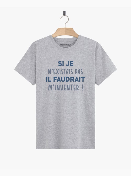 T-shirt Man - IL FAUDRAIT M'INVENTER - Kiabi T-shirt Man - IL FAUDRAIT M'INVENTER - Kiabi