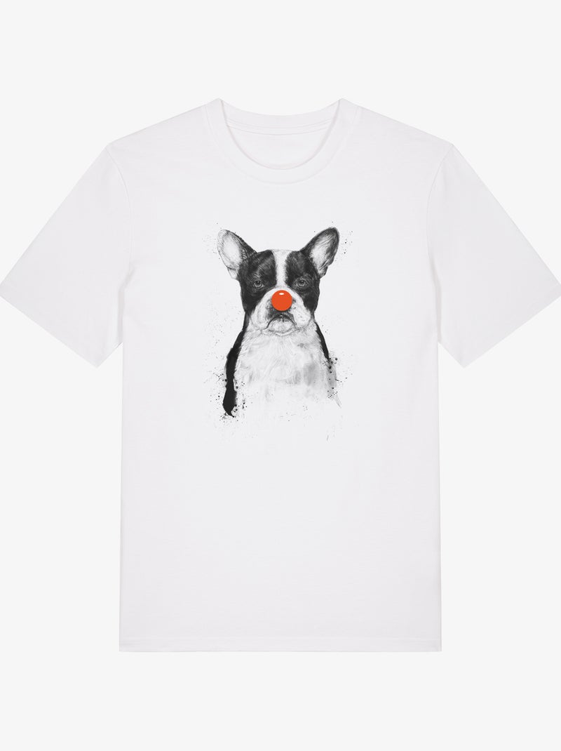 T-shirt Man - I'M NOT YOUR CLOWN Wit - Kiabi
