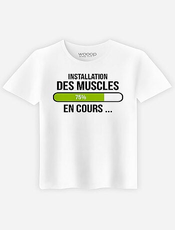 T-shirt Man - INSTALLATION DES MUSCLES EN COURS