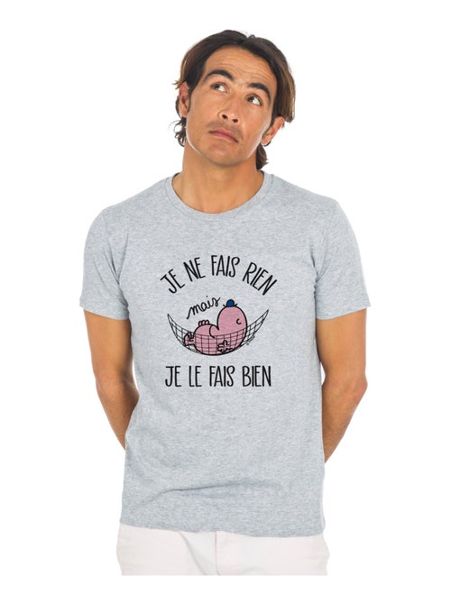 T-shirt Man - JE NE FAIS RIEN MAIS JE LE FAIS BIEN - Kiabi T-shirt Man - JE NE FAIS RIEN MAIS JE LE FAIS BIEN - Kiabi