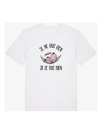 T-shirt man - je ne fais rien mais je le fais bien