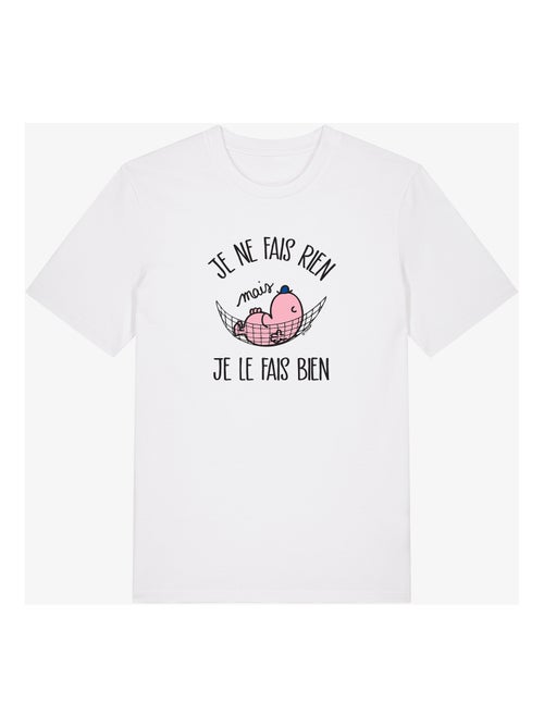 T-shirt Man - JE NE FAIS RIEN MAIS JE LE FAIS BIEN - Kiabi T-shirt Man - JE NE FAIS RIEN MAIS JE LE FAIS BIEN - Kiabi
