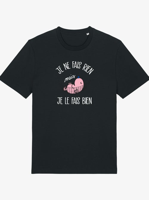 T-shirt Man - JE NE FAIS RIEN MAIS JE LE FAIS BIEN - Kiabi T-shirt Man - JE NE FAIS RIEN MAIS JE LE FAIS BIEN - Kiabi