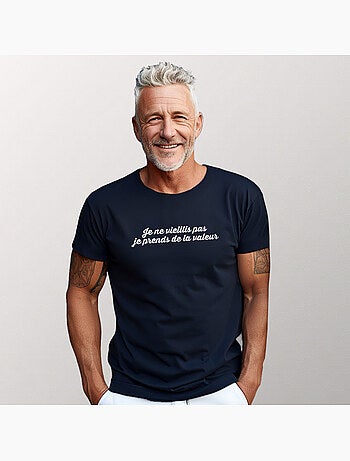 T-shirt Man - JE NE VIEILLIS PAS JE PRENDS DE LA VALEUR 2