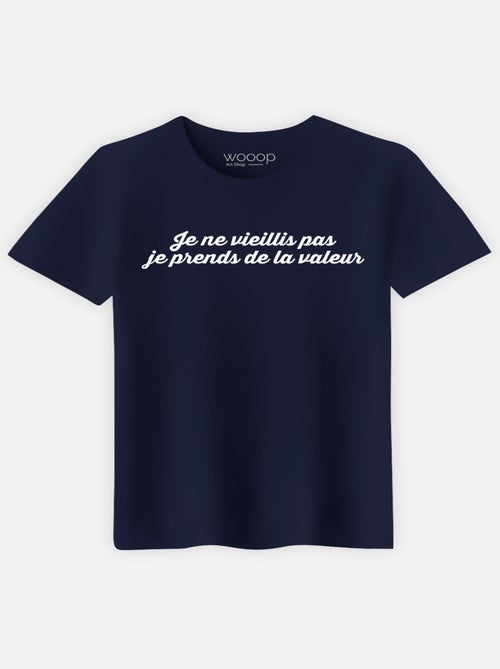 T-shirt Man - JE NE VIEILLIS PAS JE PRENDS DE LA VALEUR 2 - Kiabi T-shirt Man - JE NE VIEILLIS PAS JE PRENDS DE LA VALEUR 2 - Kiabi