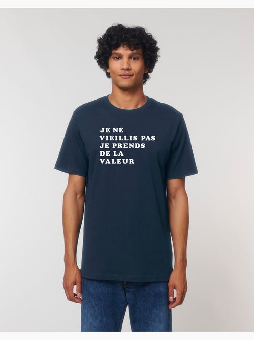 T-shirt Man - JE NE VIEILLIS PAS JE PRENDS DE LA VALEUR COLORE - Kiabi T-shirt Man - JE NE VIEILLIS PAS JE PRENDS DE LA VALEUR COLORE - Kiabi