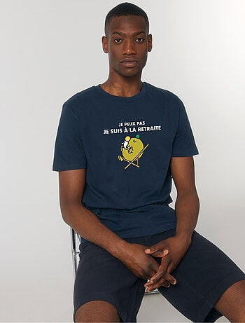 T-shirt Man - JE PEUX PAS JE SUIS A LA RETRAITE