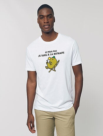 T-shirt Man - JE PEUX PAS JE SUIS A LA RETRAITE