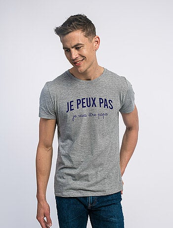 T-shirt Man - JE PEUX PAS JE VAIS ÊTRE PAPA