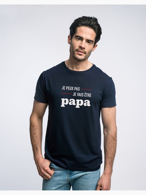 T-shirt Man - JE PEUX PAS JE VAIS ÊTRE PAPA MPT - Kiabi T-shirt Man - JE PEUX PAS JE VAIS ÊTRE PAPA MPT - Kiabi