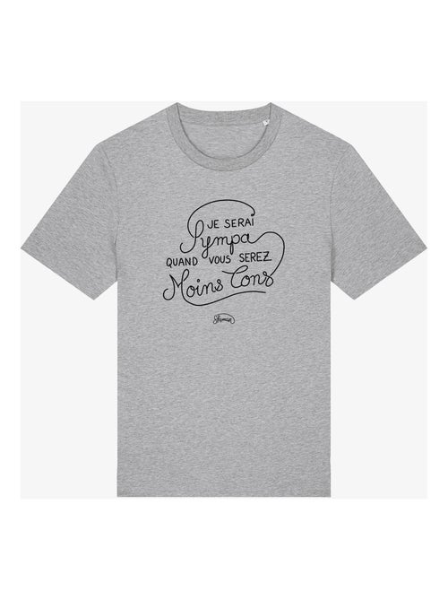 T-shirt Man - JE SERAI SYMPA QUAND VOUS SEREZ MOINS CON - Kiabi T-shirt Man - JE SERAI SYMPA QUAND VOUS SEREZ MOINS CON - Kiabi