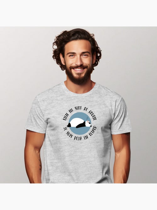 T-shirt Man - JE SUIS DEJA EN RETARD - Kiabi T-shirt Man - JE SUIS DEJA EN RETARD - Kiabi